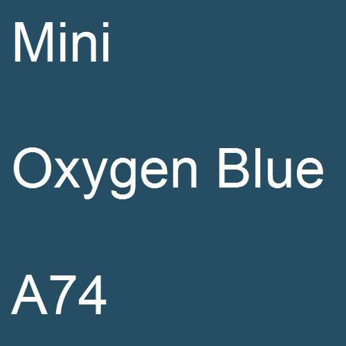 Mini, Oxygen Blue, A74.